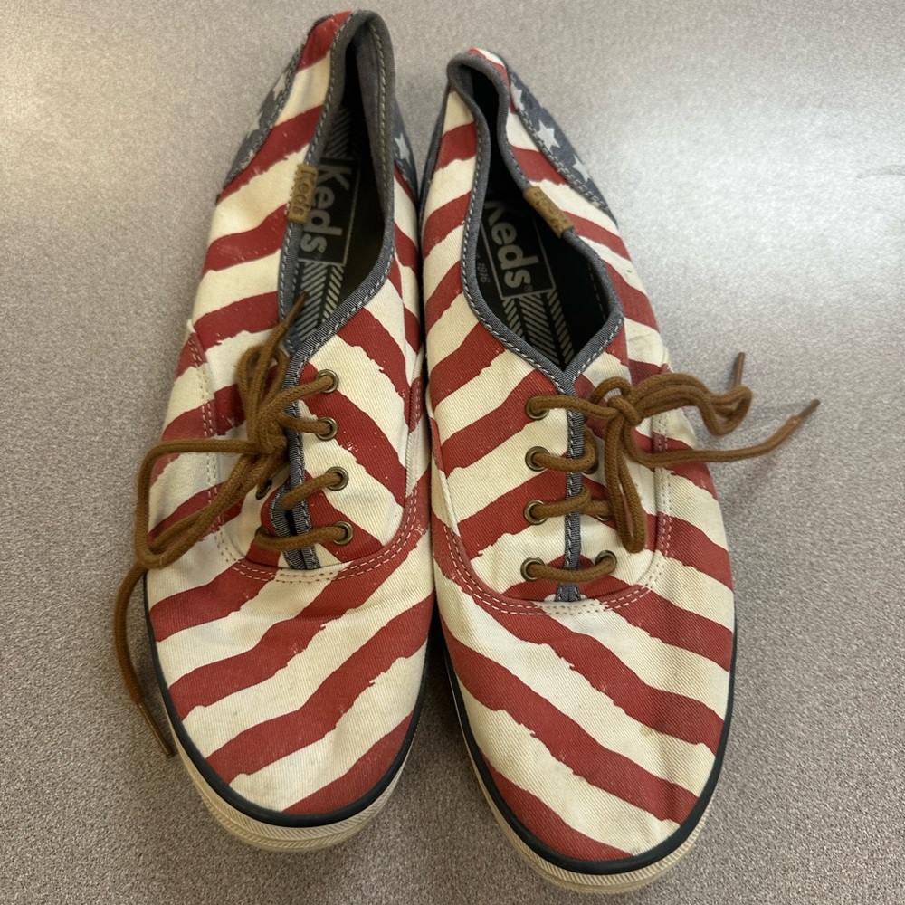 Keds Stars and Stripes Canvas Sneakers